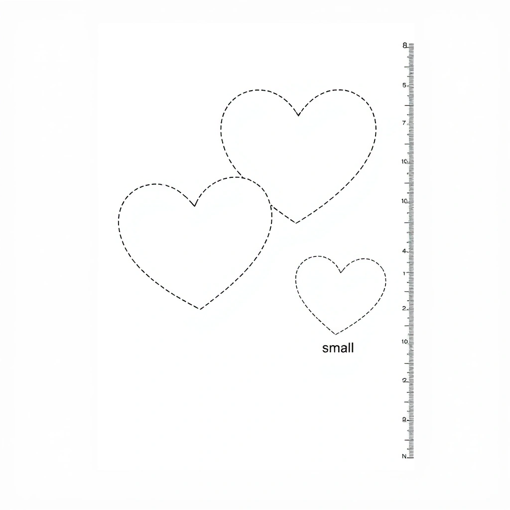 Szablony serc do wycięcia - Szablony - Dzień Miłości