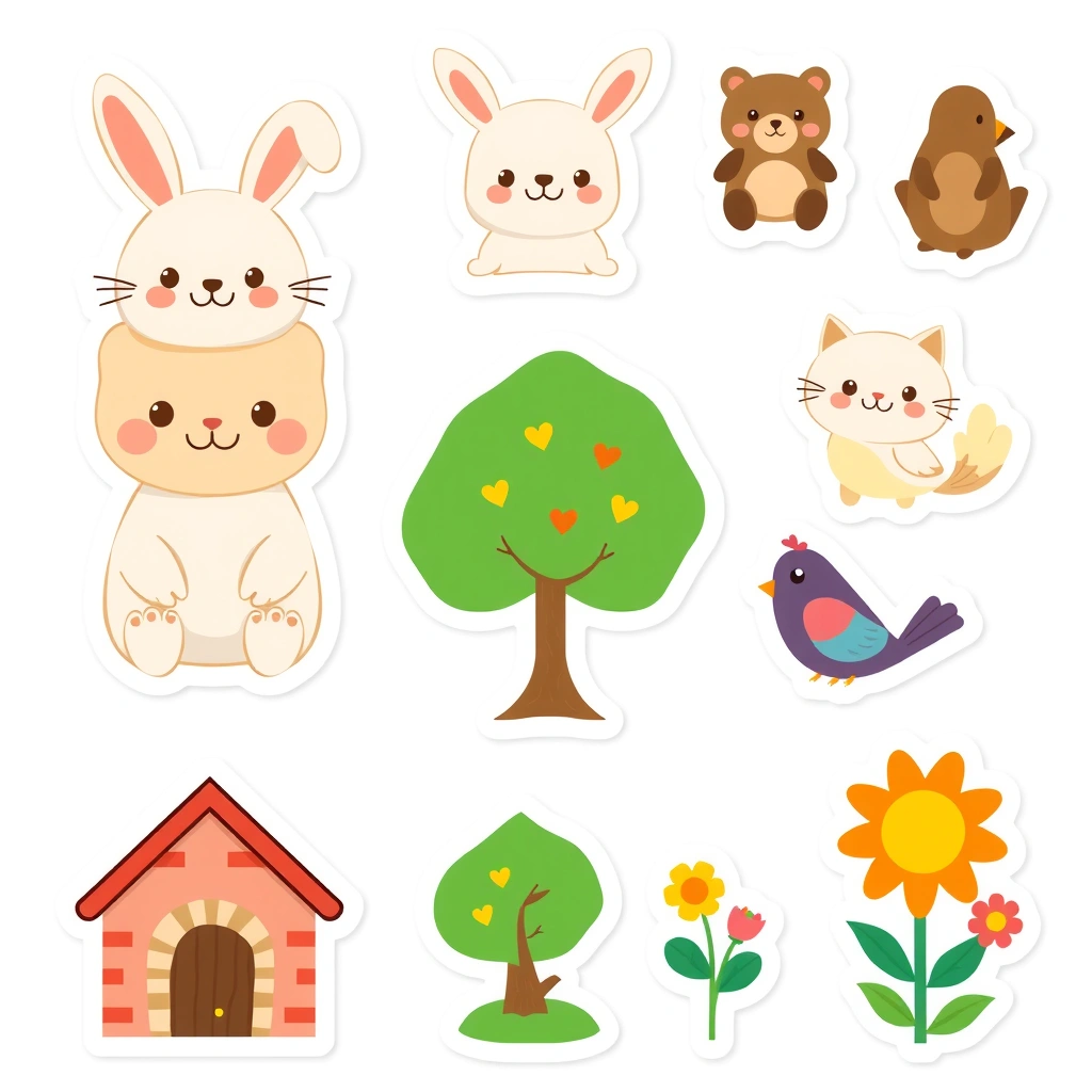 Arkusz naklejek tematycznych - Materiały - Dzień Książki