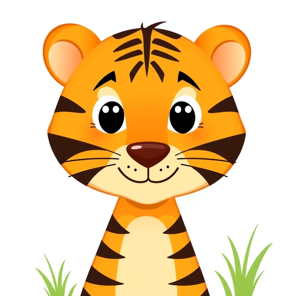 Duża ilustracja tygrysa - Materiały - Dzień Tygrysa