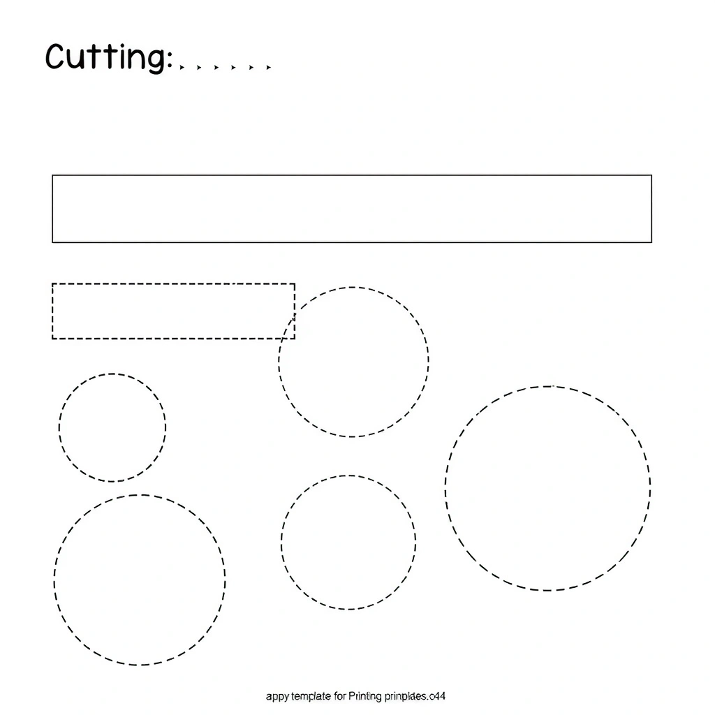 Szablon pasków i kółek do wycięcia - Szablony - Dzień Piłkarza