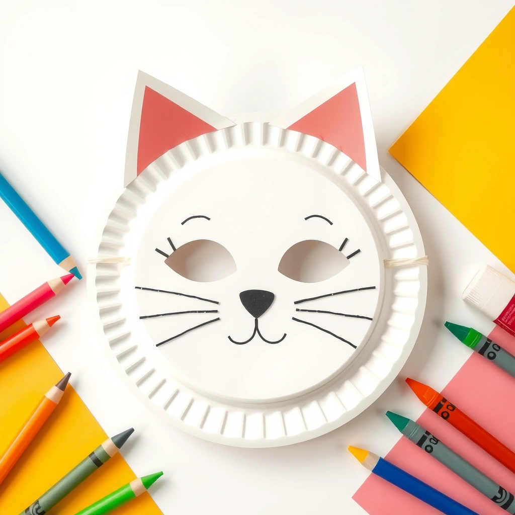 Przykładowa maska - wzór nauczyciela - Materiały - Dzień Kota