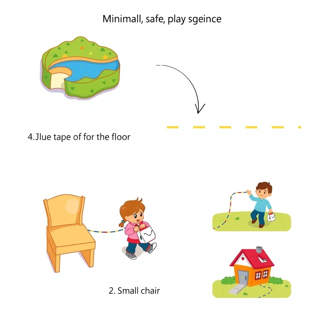 Ilustracja toru przeszkód 'Droga listonosza' - Materiały - Dzień Listonosza