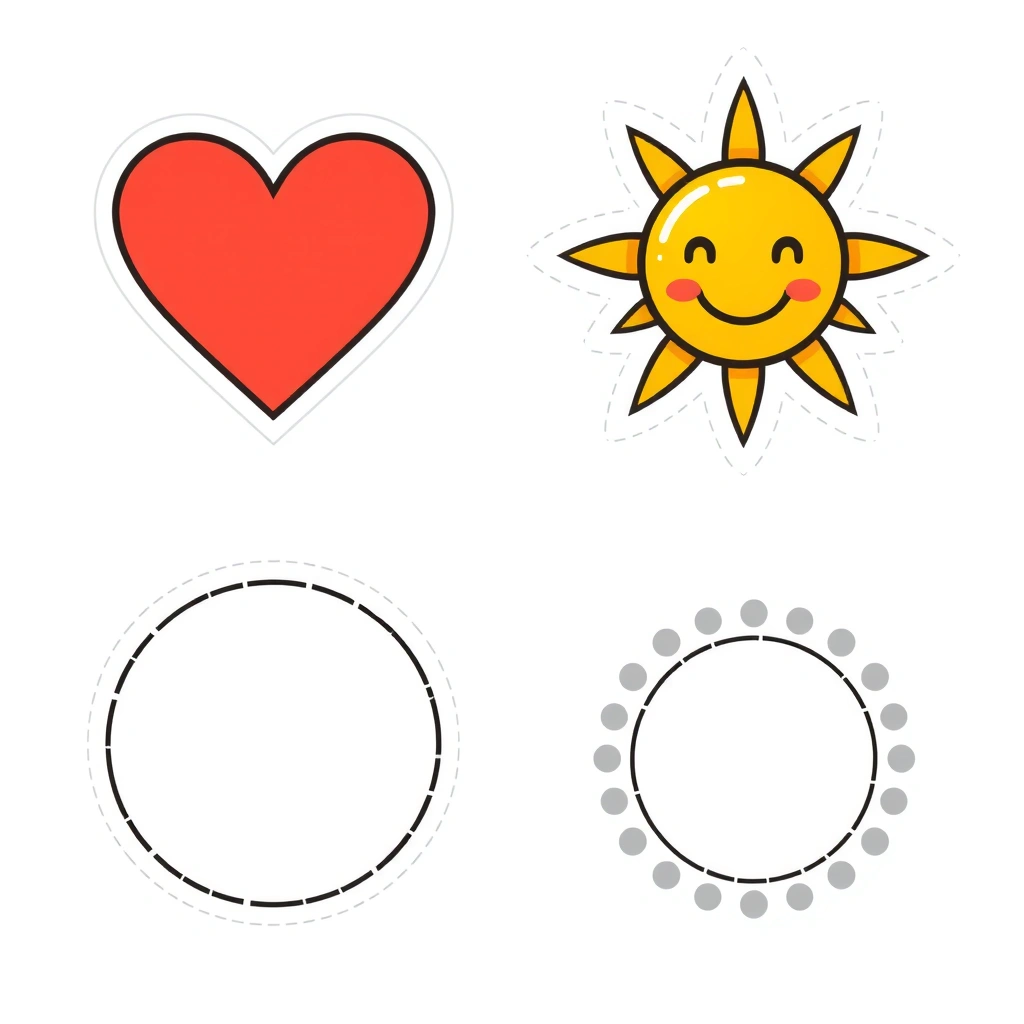 Szablony dużych pieczątek i naklejek - Szablony - Dzień Listonosza