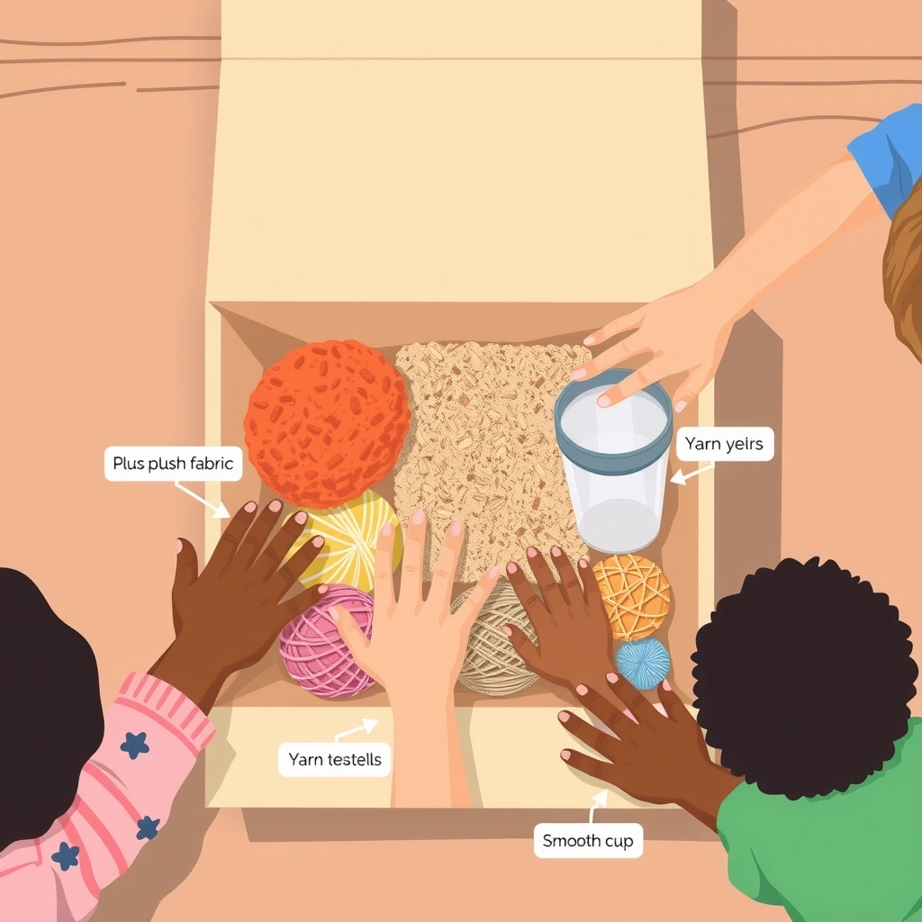 Ilustracja: Skrzynia dotyku - Materiały - Rozpoczęcie roku szkolnego