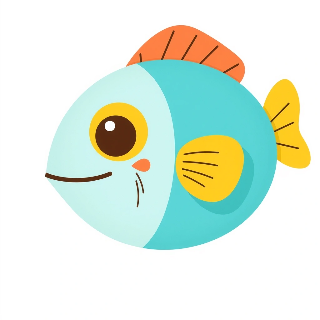 Duża kartonowa ryba / maskotka-ryba - Materiały - Dzień Ryby