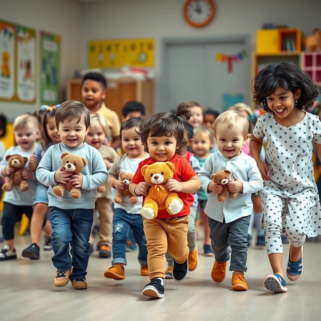 Ilustracja — Parada Misiów (duża aktywność ruchowa) - Materiały - Dzień Pluszowego Misia (USA)