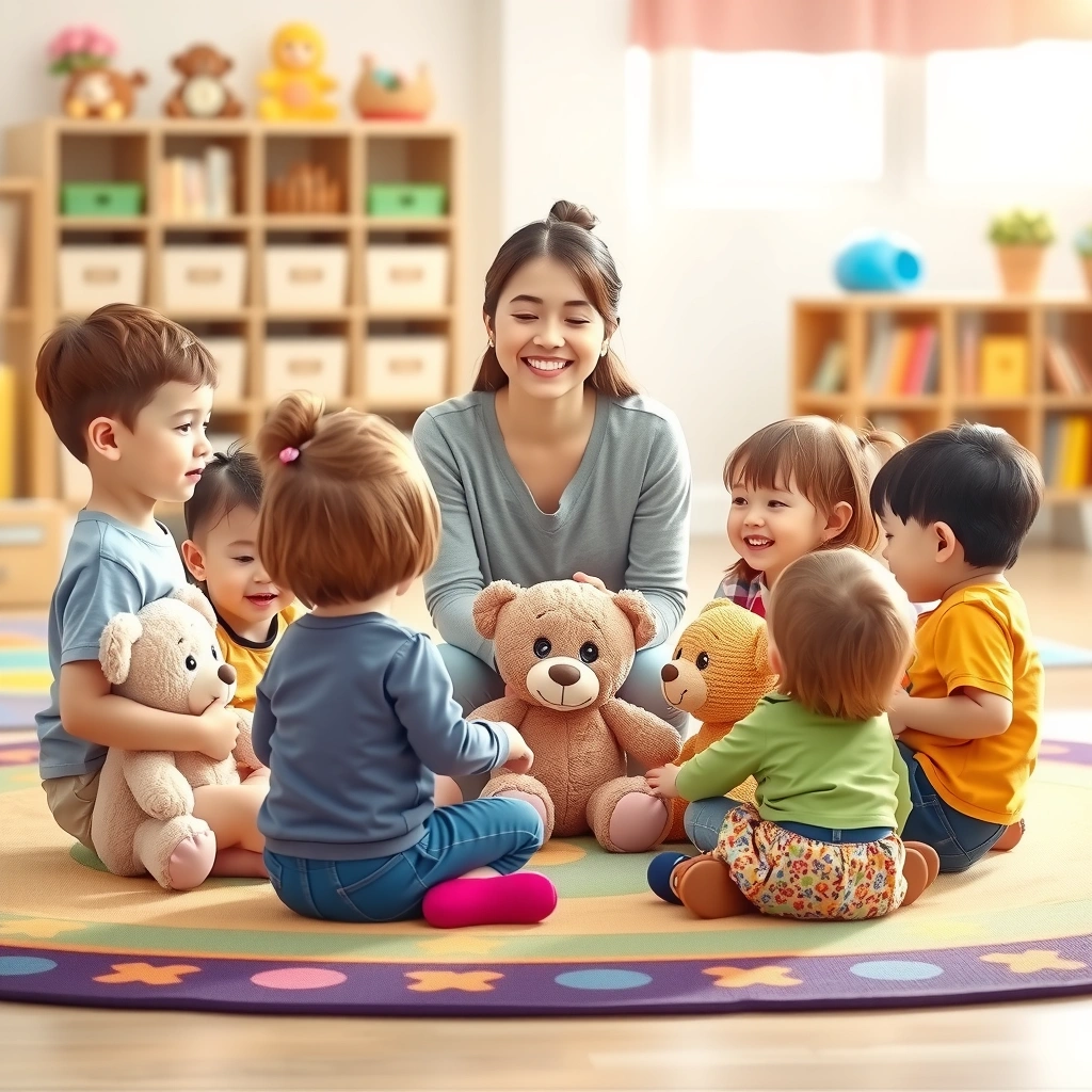 Powitanie — Koło z misiami - Materiały - Dzień Pluszowego Misia (USA)