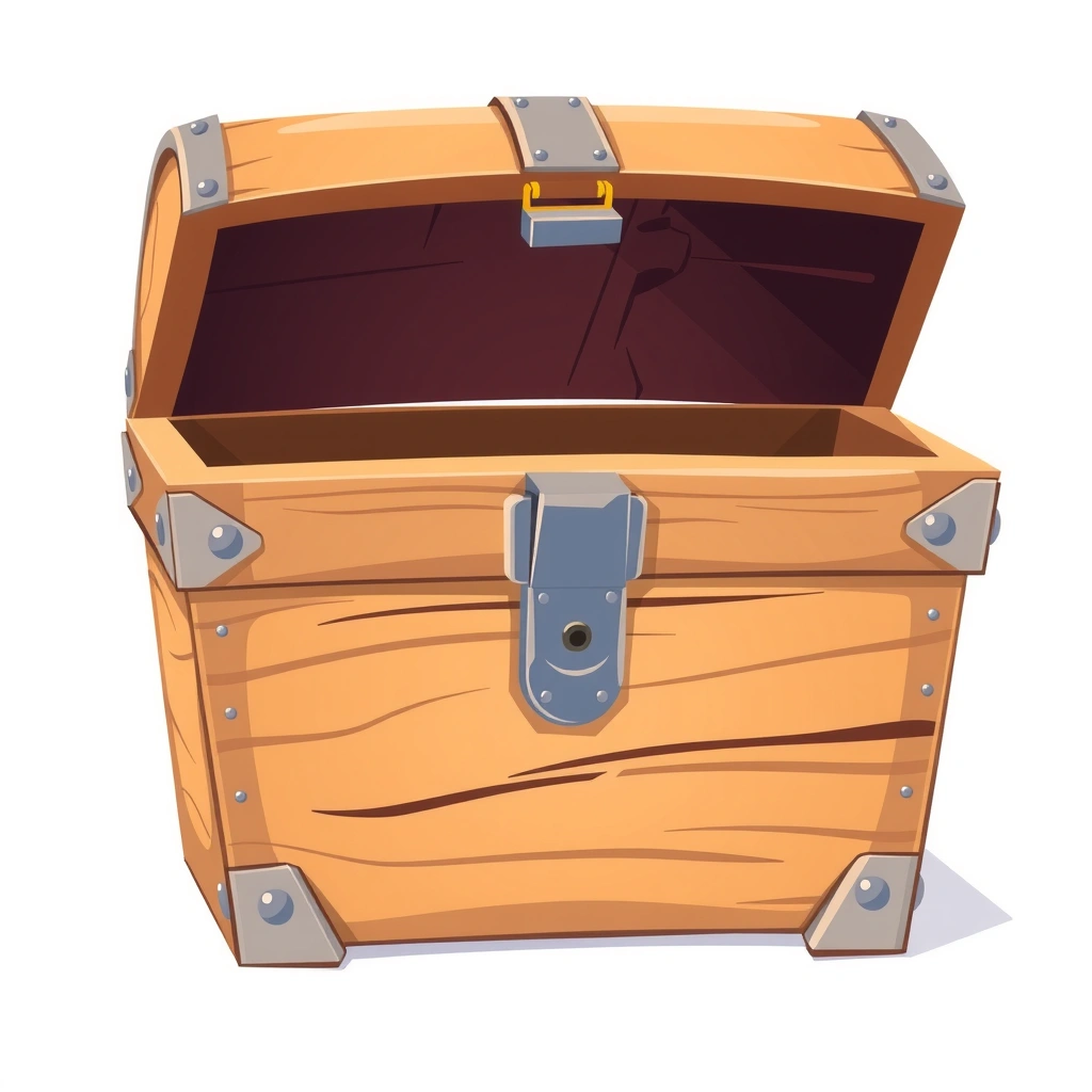 Skrzynia ze skarbami (zamknięta) - Materiały - Dzień Piratów