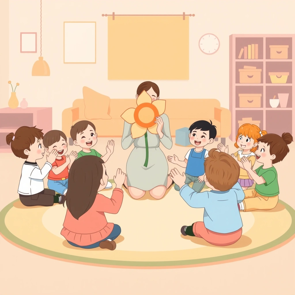 Chwila powitania i piosenka — scena w kółku - Materiały - Dzień Kobiet