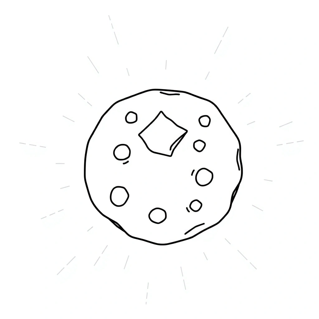 Kolorowanka: kontur naleśnika - Kolorowanki - Dzień Naleśnika