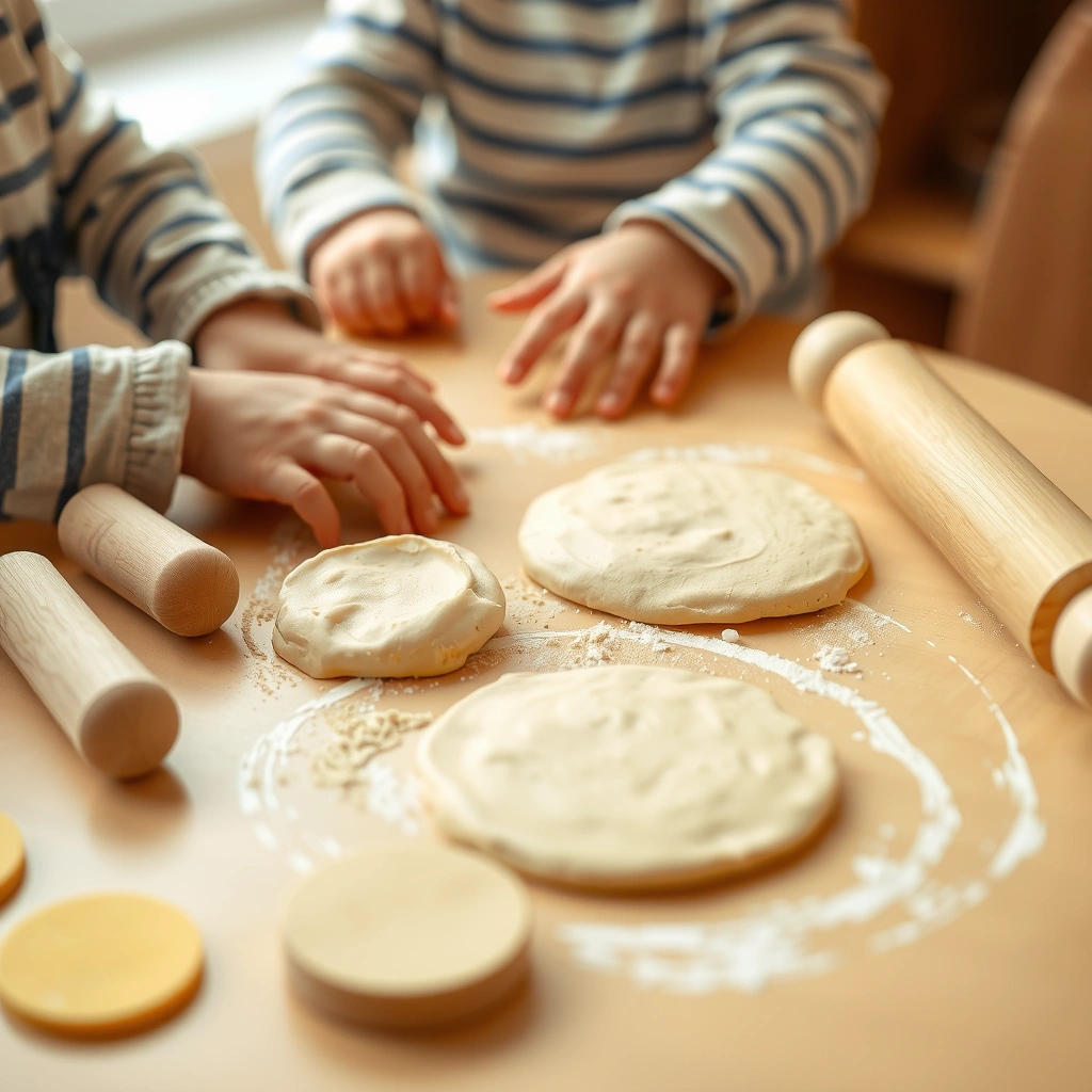 Stacja 1 — Ugniatanie i pieczenie (close-up) - Materiały - Dzień Naleśnika