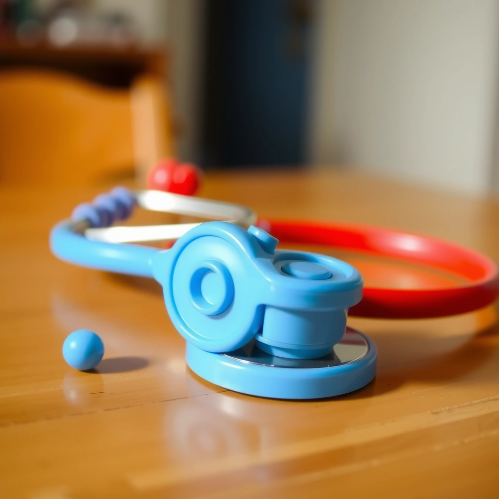 Zdjęcie zabawkowego stetoskopu (identyfikacja) - Materiały - Dzień Pielęgniarek