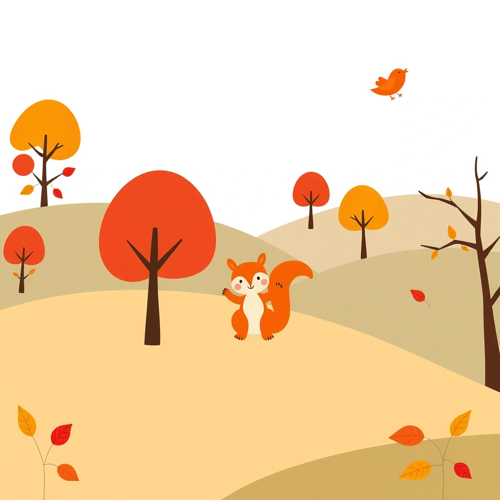 Plakat: Krajobraz jesienny - Materiały - Pierwszy Dzień Jesieni