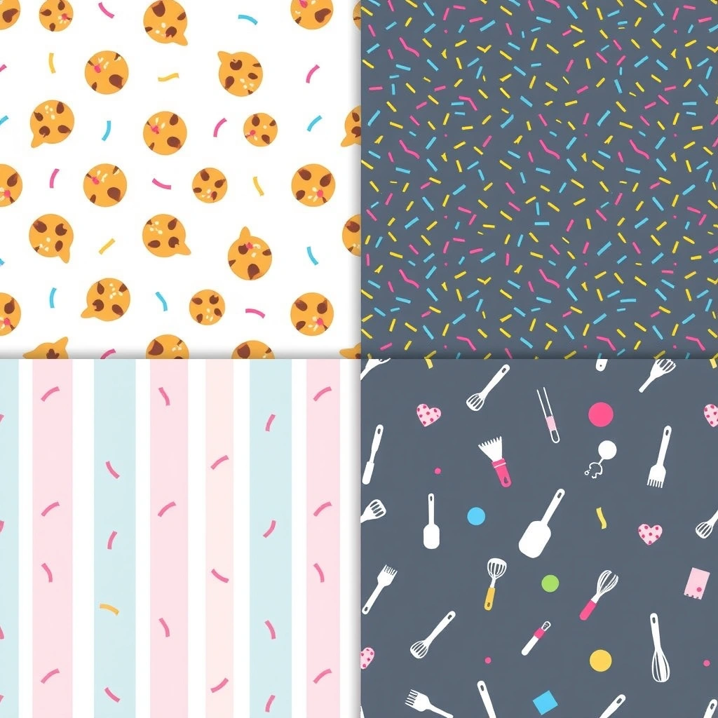 Wzory na apaszki do tańca - Materiały - Dzień Ciasteczek