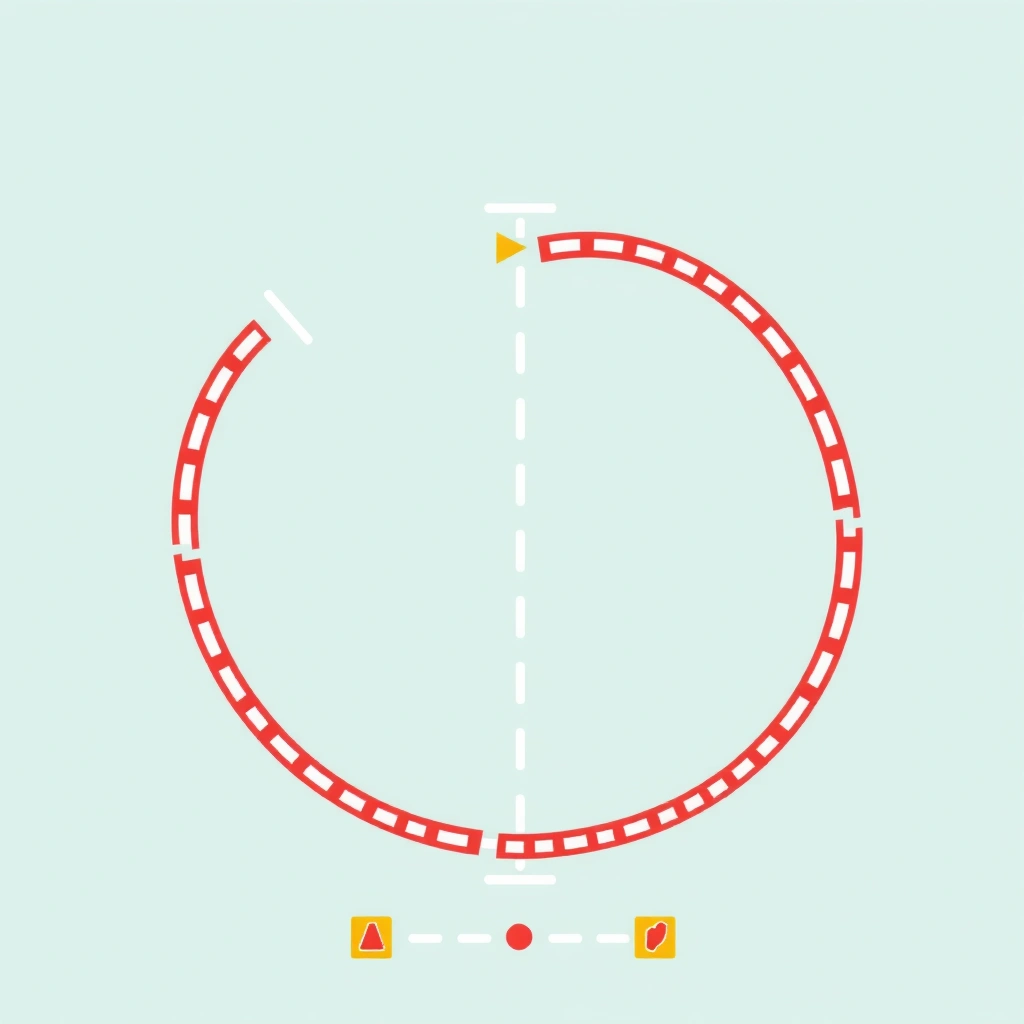 Ścieżka równoważna — schemat podłogi - Szablony - Dzień Unii Europejskiej