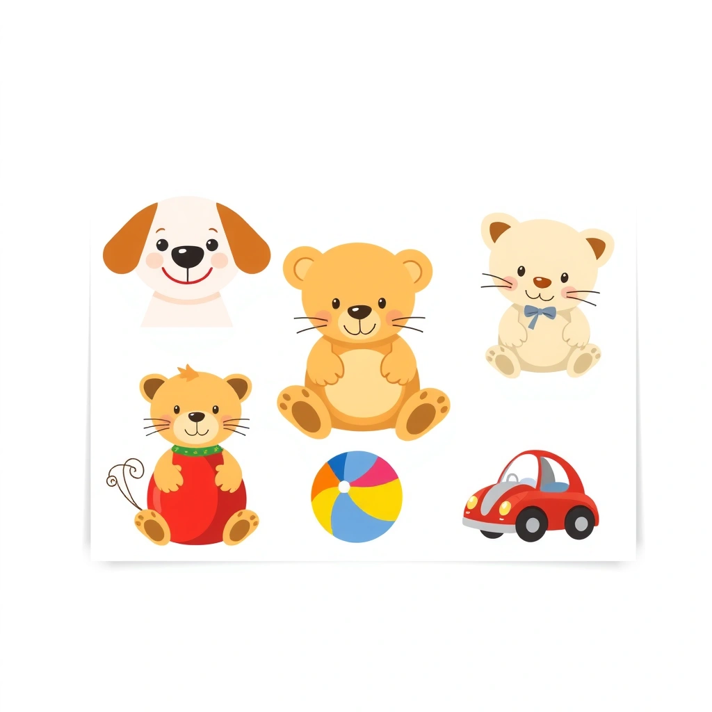 Karty z obrazkami — zwierzątka i przedmioty - Materiały - Dzień Fotografii