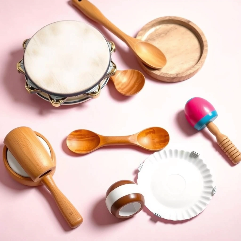 Detal: Instrumenty perkusyjne dla dzieci - Materiały - Dzień Pizzy