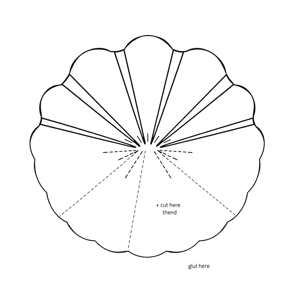 Szablon muszli — połówki skorupy (printable) - Szablony - Dzień Żółwia