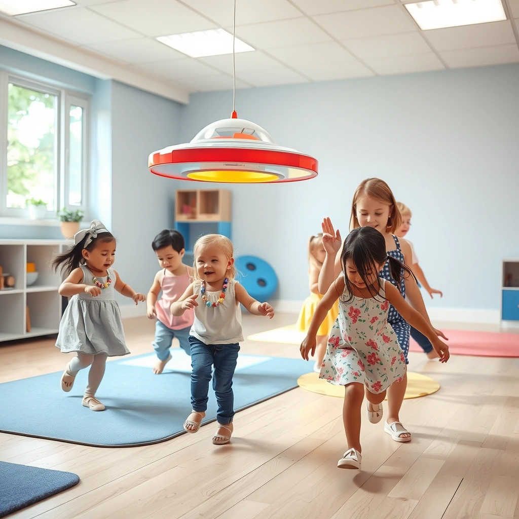 Scena ruchowa: Lot UFO — dzieci tańczą - Materiały - Dzień UFO