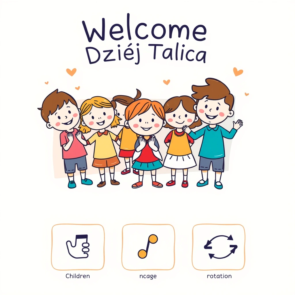 Szablon: Tablica powitalna i sygnały przejść - Szablony - Dzień Tańca