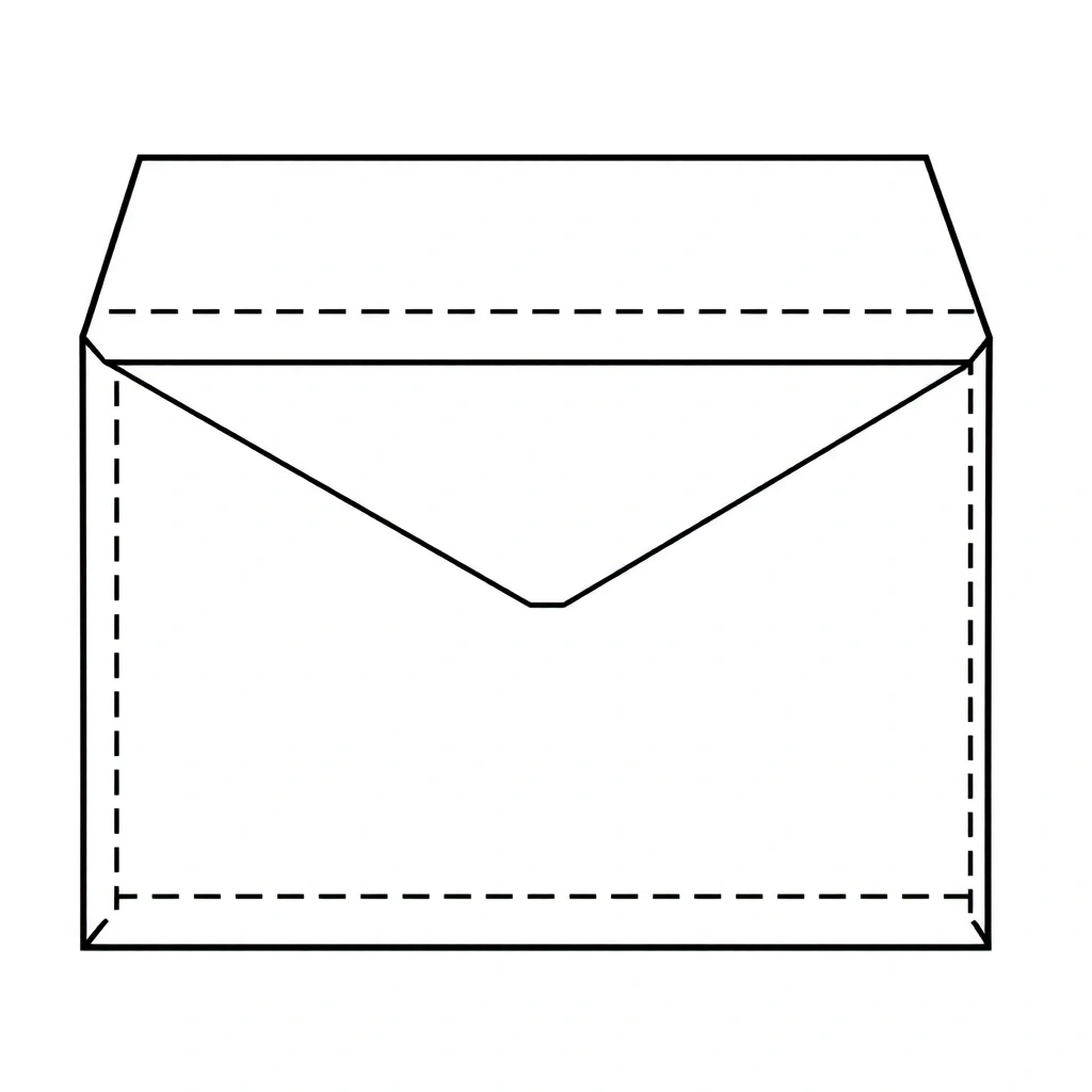 Szablon koperty / duży list (do wydruku) - Szablony - Dzień Listonosza