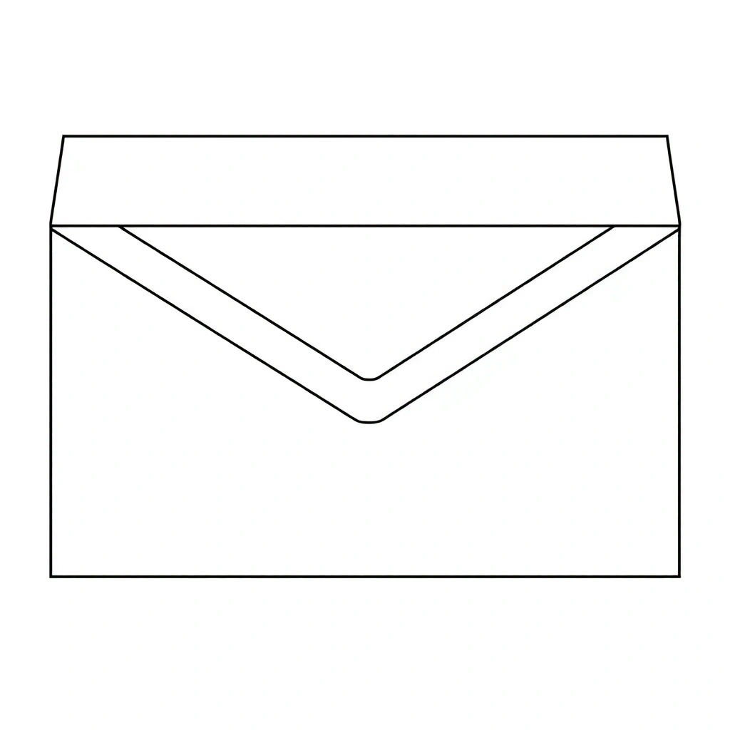 Szablon koperty / duży list (do wydruku) - Szablony - Dzień Listonosza