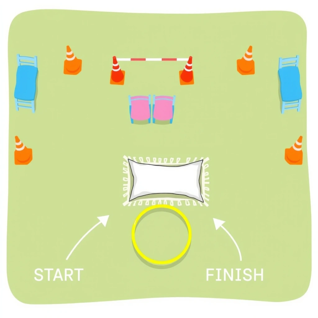 Schemat toru przeszkód - Szablony - Dzień Konia