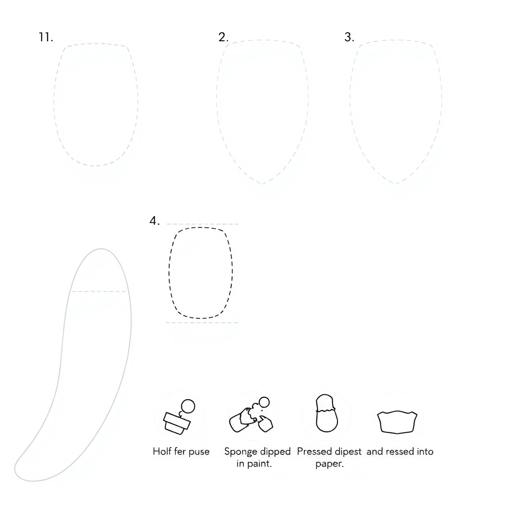 Szablon odbitek kopyt / stempel kopyta - Szablony - Dzień Konia