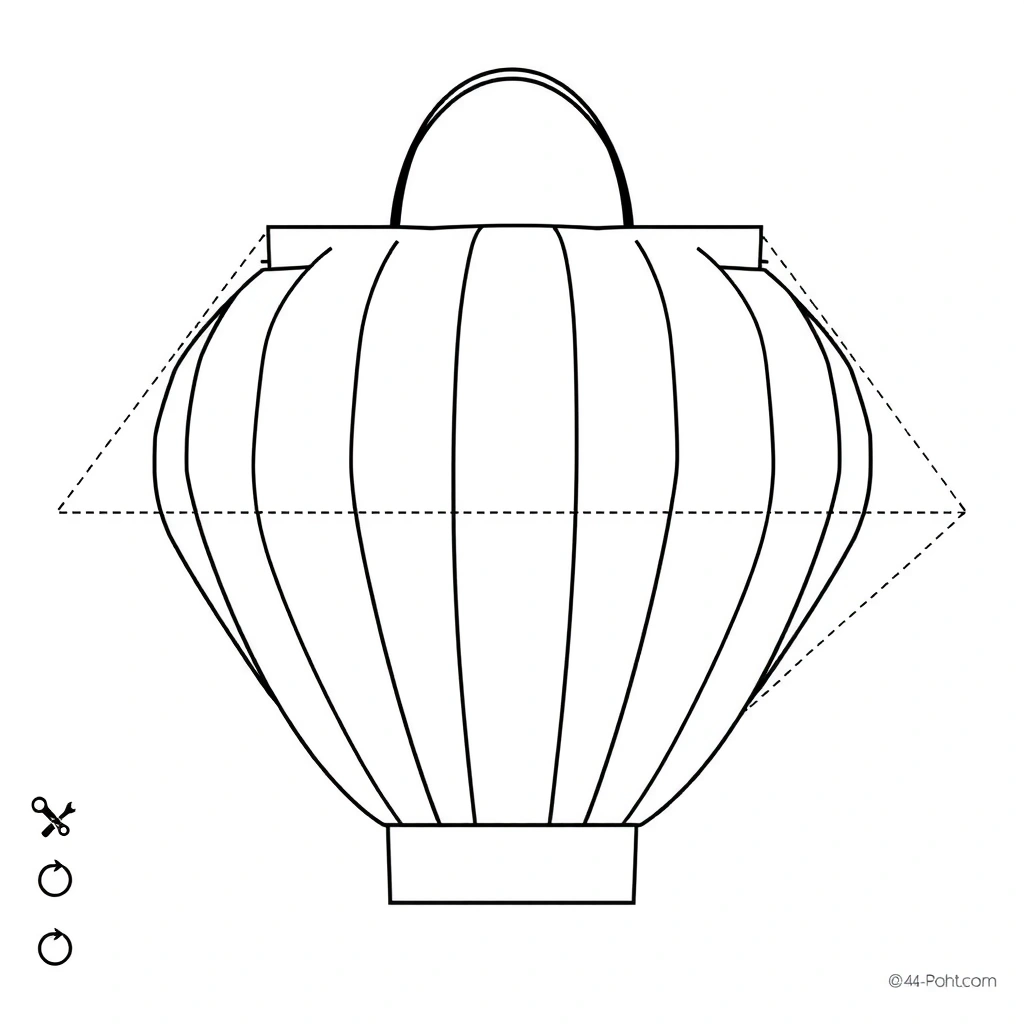 Szablon lampionu do wycięcia (A4) - Szablony - Wszystkich Świętych
