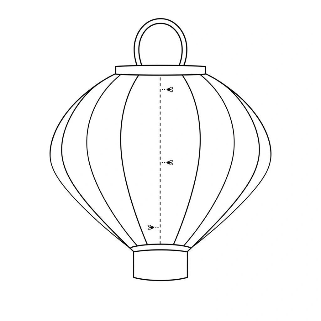 Szablon lampionu do wycięcia (A4) - Szablony - Wszystkich Świętych