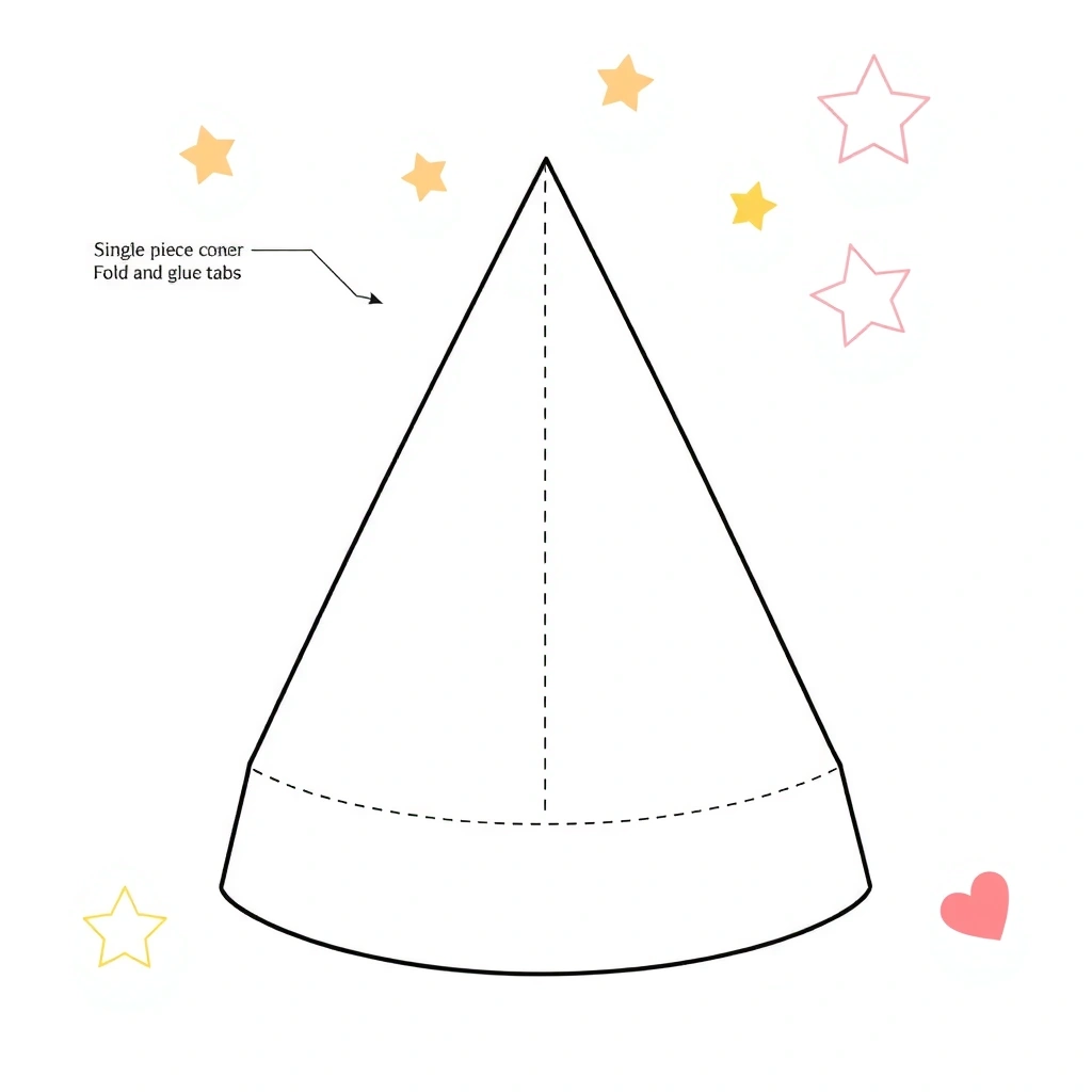 Czapka Andrzeja — szablon do druku - Szablony - Andrzejki