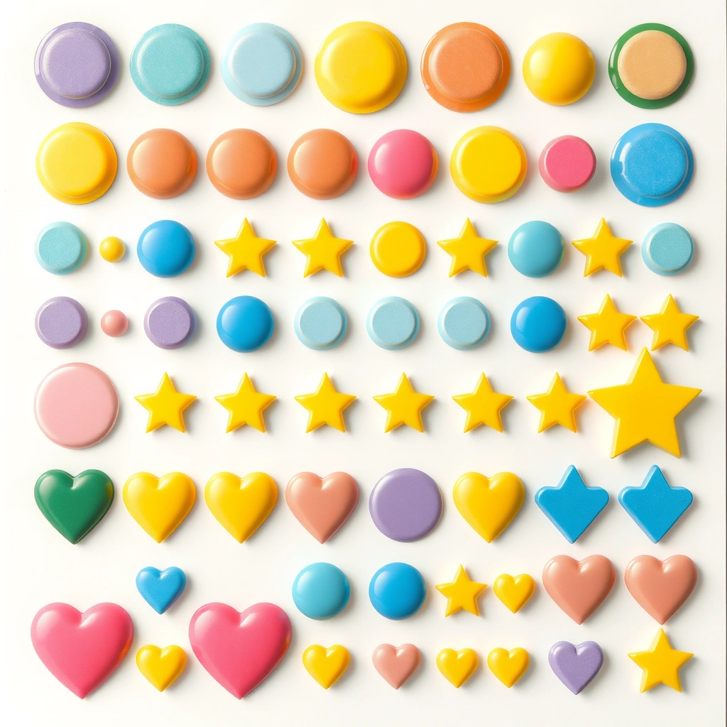 Naklejki i małe dekoracje - Materiały - Andrzejki