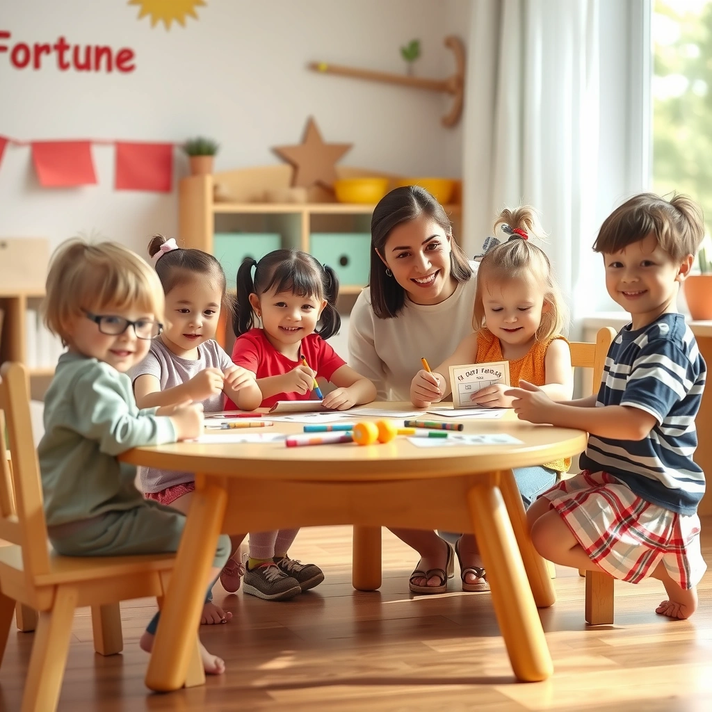 Scena: dzieci tworzą kartki - Materiały - Andrzejki