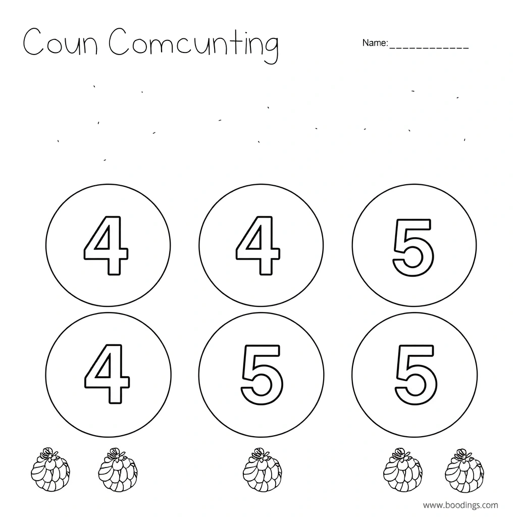 Szablon do liczenia łusek - Szablony - Sylwester