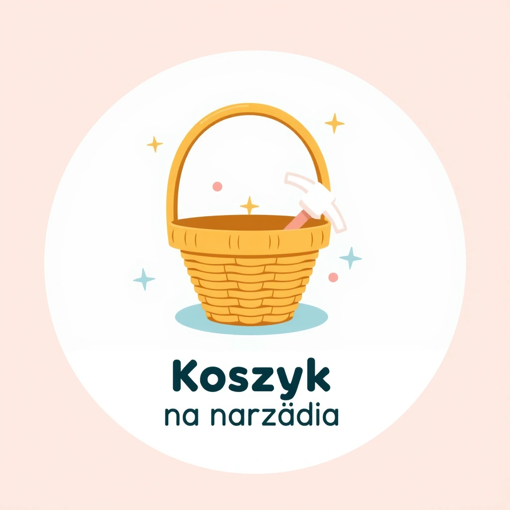 Etykieta koszyka na narzędzia — sprzątanie - Materiały - Dzień Majsterkowicza