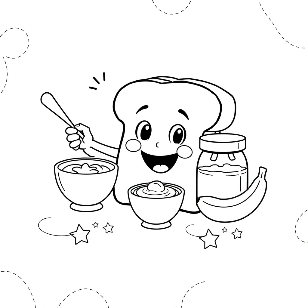 Kolorowanka: puzzle-kanapka i akcesoria - Kolorowanki - Międzynarodowy Dzień Puzzli