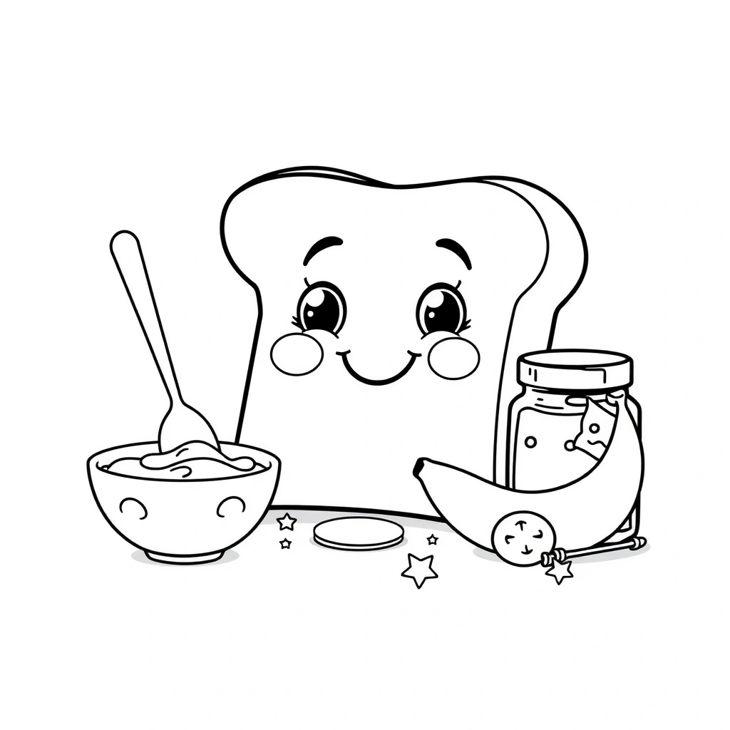 Kolorowanka: puzzle-kanapka i akcesoria - Kolorowanki - Międzynarodowy Dzień Puzzli