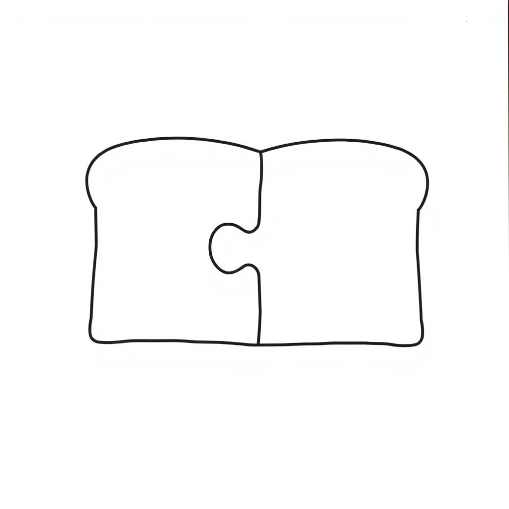 Szablony elementów puzzle z chleba - Szablony - Międzynarodowy Dzień Puzzli