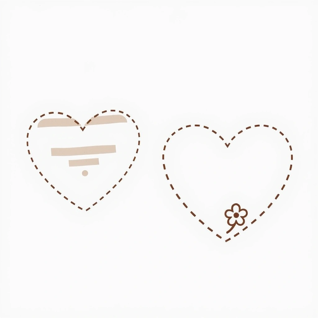 Szablon serduszka do wydruku (naklejki) - Szablony - Dzień Babci