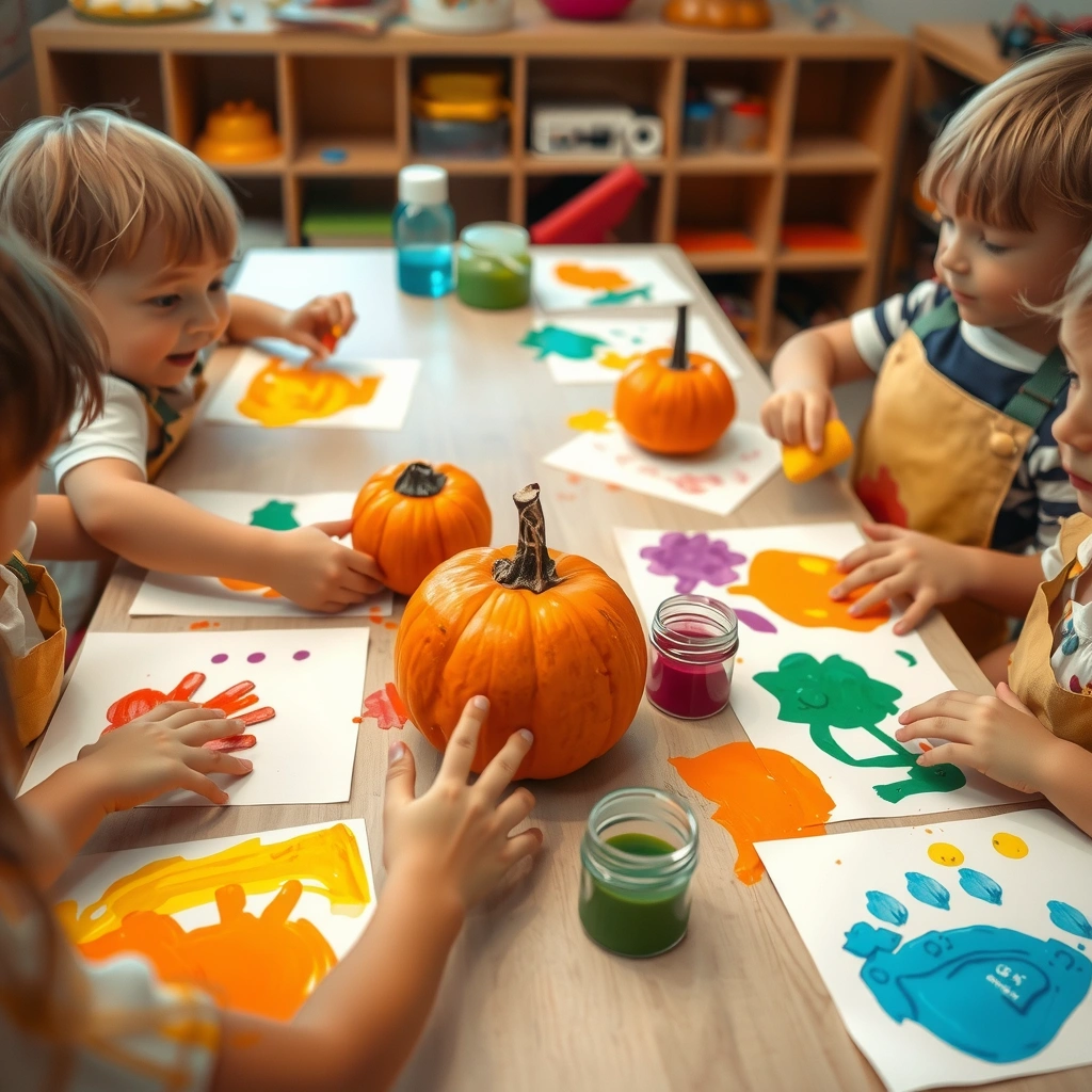 Fotografia plastyczna: stempel z dyni - Materiały - Święto Dyni