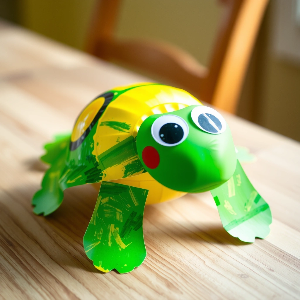 Gotowy żółwik z talerzyka - Materiały - Dzień Żółwia