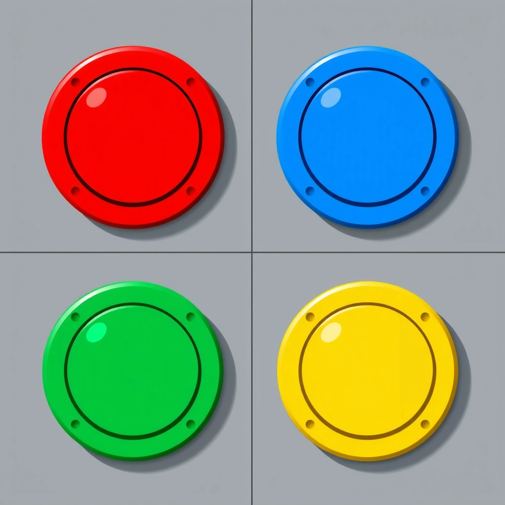 Kolorowe stacje - znaczniki podłogowe - Szablony - Dzień Kredki