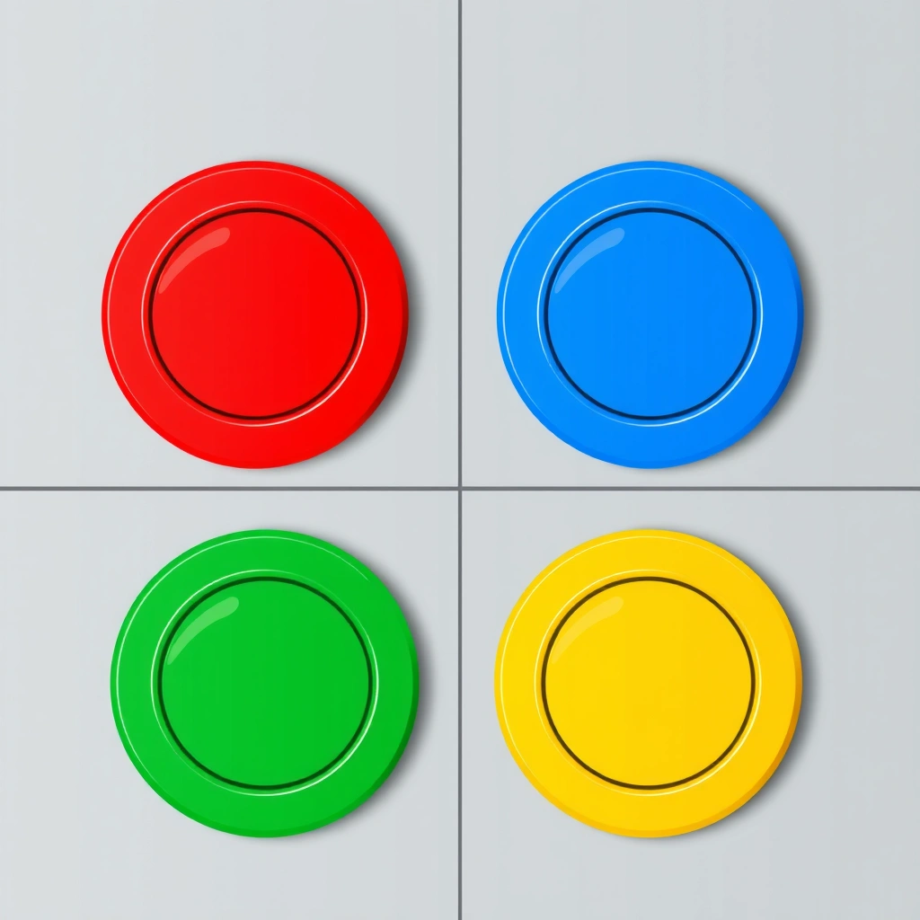 Kolorowe stacje - znaczniki podłogowe - Szablony - Dzień Kredki