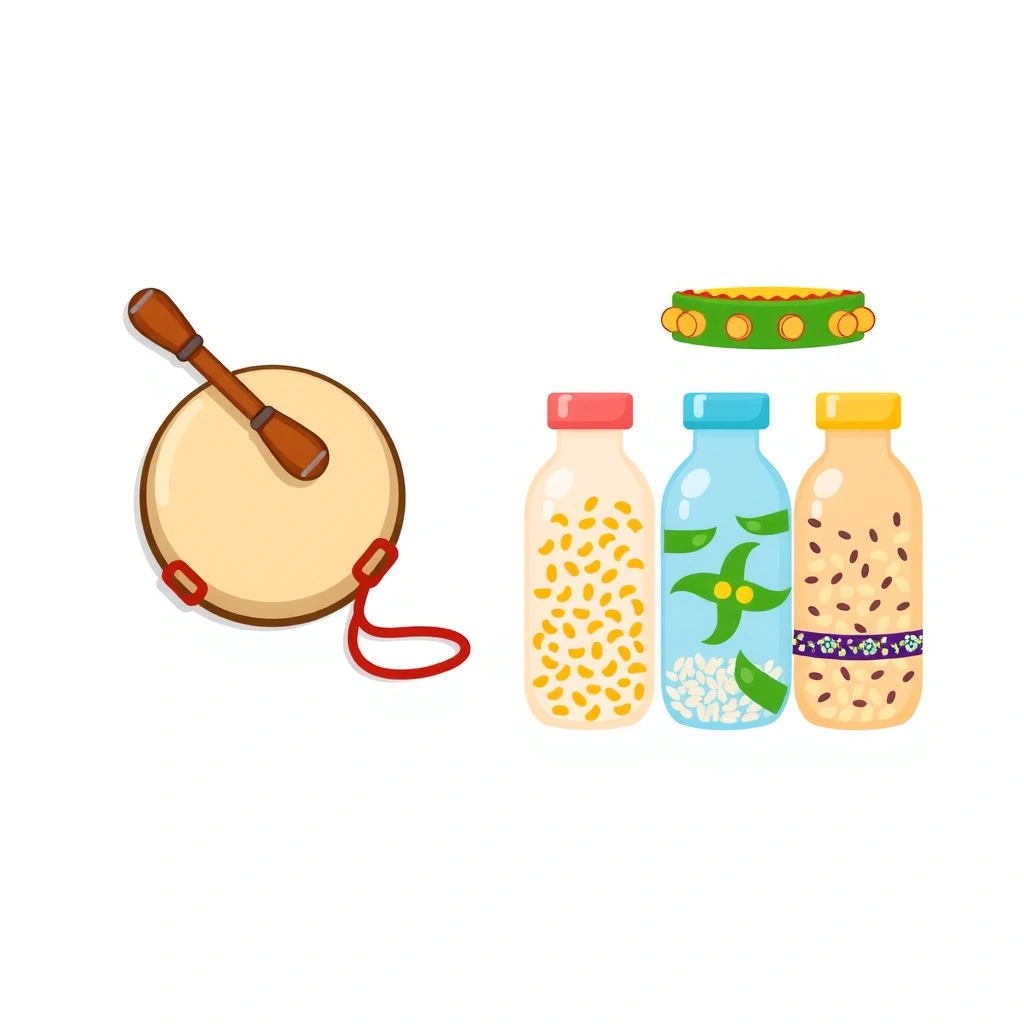 Instrumenty dźwiękowe — zestaw ilustracji - Materiały - Dzień Sportu