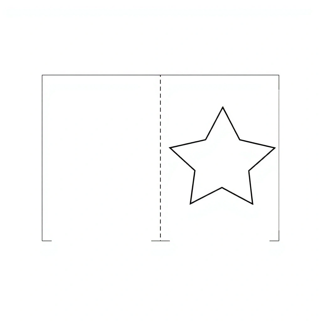 Szablon kartki A4 (do druku) - Szablony - Andrzejki